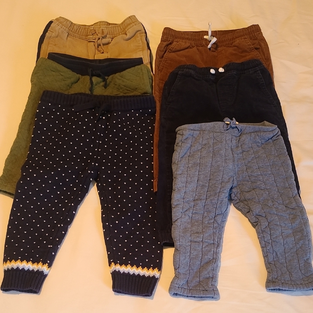 Janie and Jack Kids' Assorted Color Bottoms Set